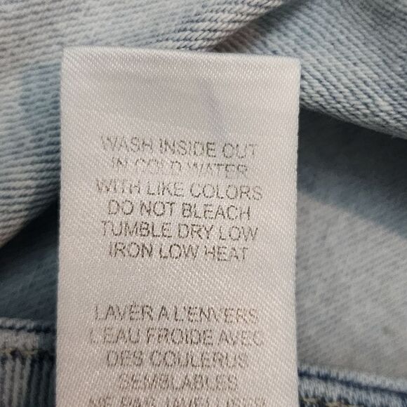 GOOD AMERICAN Good Legs Raw Edge Crop Skinny Jeans In Blue                   418 - Picture 16 of 16